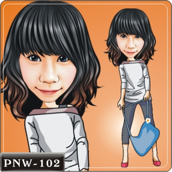 人像Q版漫畫PNW-102